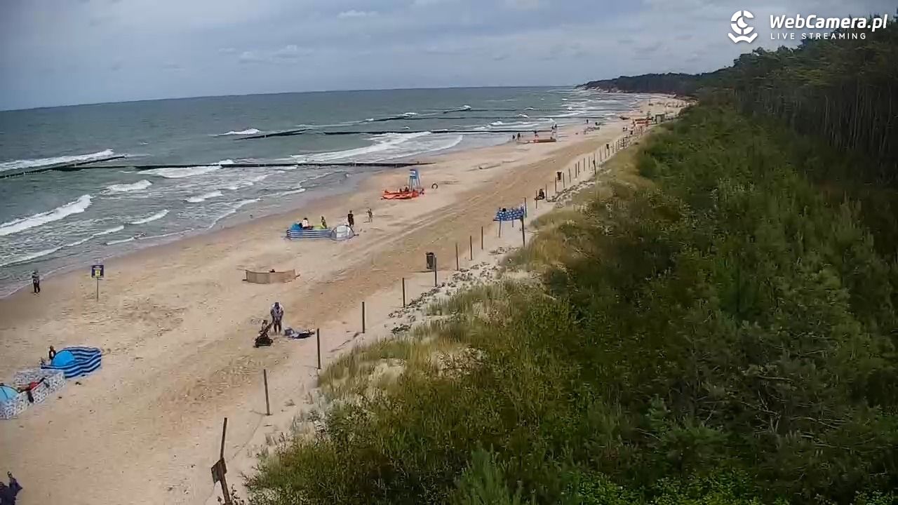 JAROSŁAWIEC - widok na plażę - 04 lipiec 2025, 13:25