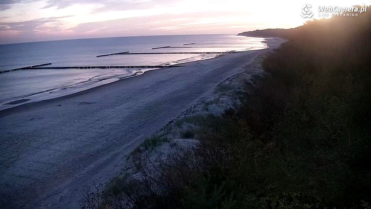 JAROSŁAWIEC - widok na plażę - 17 październik 2026, 04:53