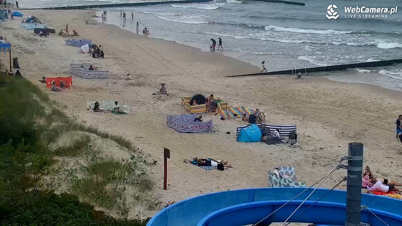 JAROSŁAWIEC - widok na plażę - 19 lipiec 2026, 12:30