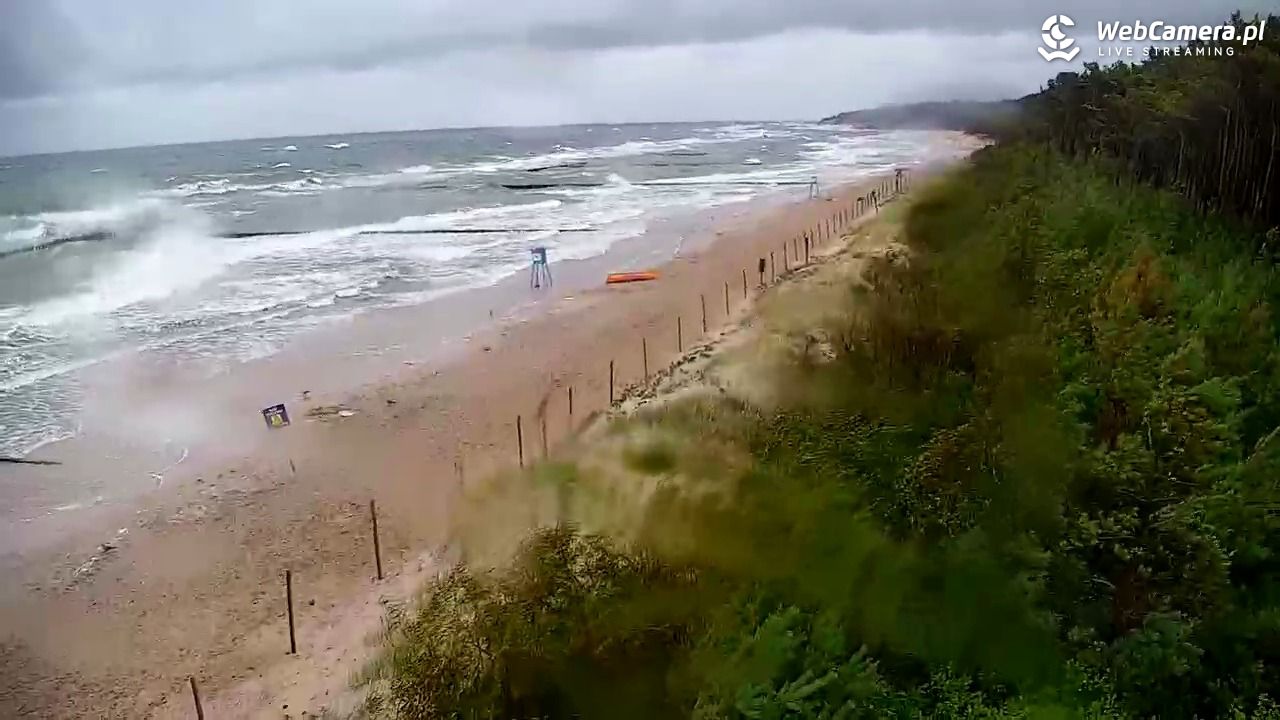 JAROSŁAWIEC - widok na plażę - 20 lipiec 2026, 19:42