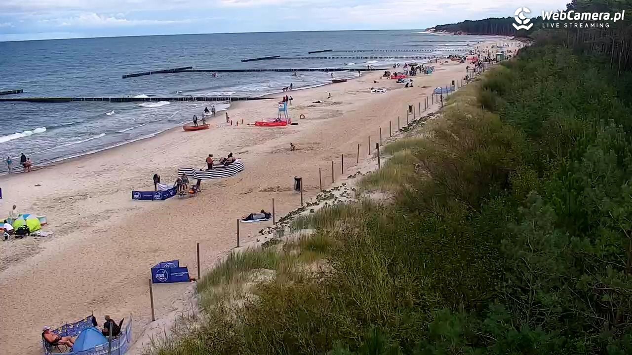 JAROSŁAWIEC - widok na plażę - 21 sierpień 2025, 11:37