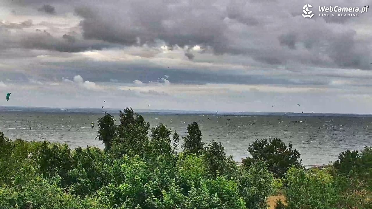 Jastarnia - widok na Zatokę Pucką - 08 lipiec 2026, 17:02