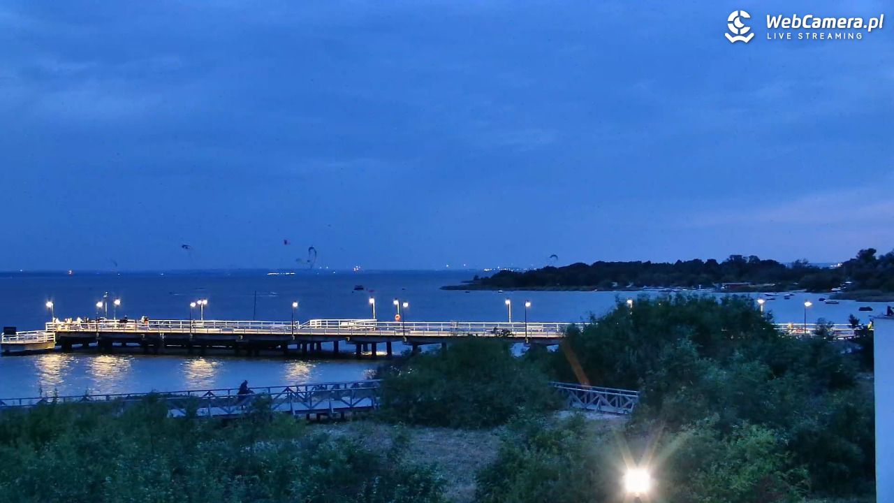 Jastarnia - widok na Zatokę Pucką - 28 sierpień 2026, 20:18