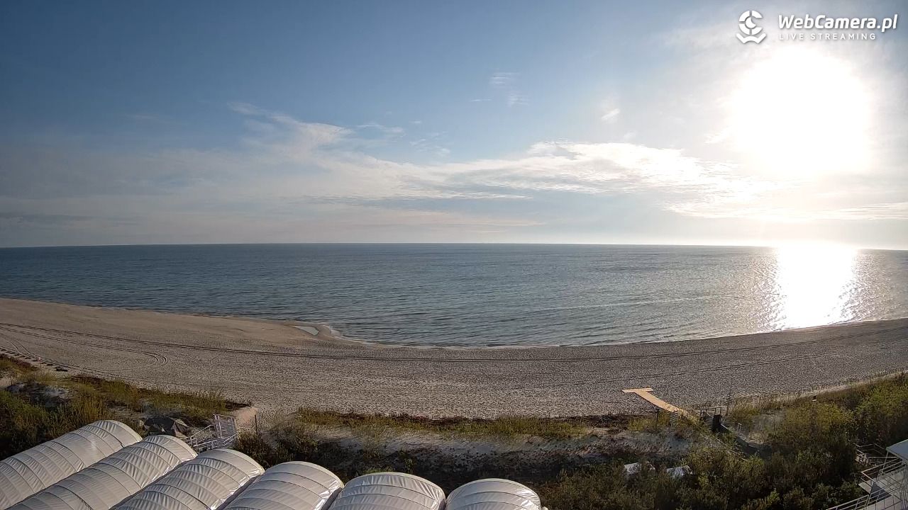 Jurata - widok na plażę NOWOŚĆ - 14 maj 2025, 06:44