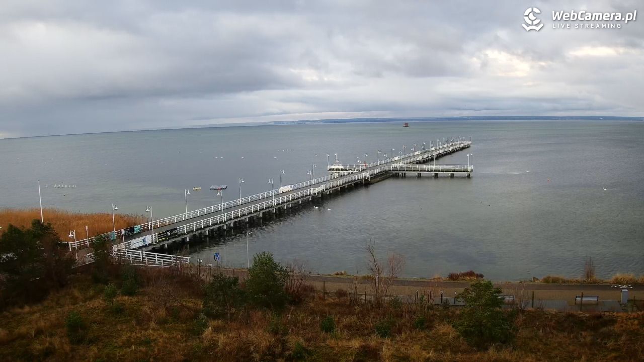 JURATA - widok na Molo - 23 grudzień 2025, 08:05