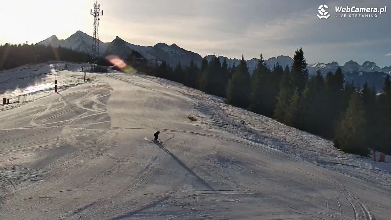 Jurgów ski - widok z górnej stacji NOWOŚĆ - 15 grudzień 2025, 09:43