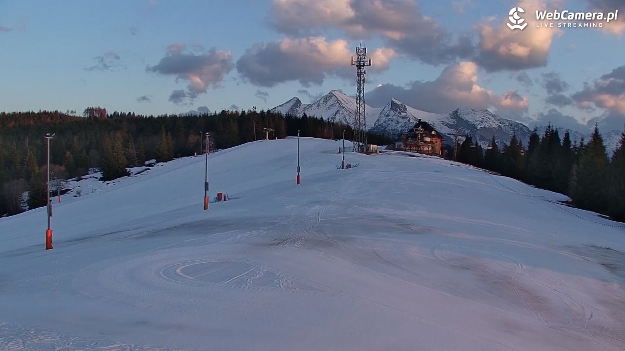 Jurgów ski - widok z górnej stacji NOWOŚĆ - 13 marzec 2026, 17:23