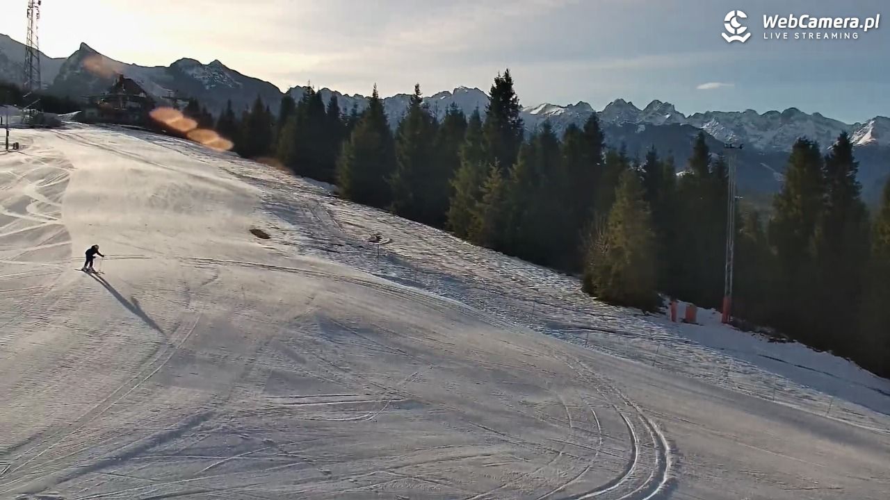 Jurgów ski - widok z górnej stacji NOWOŚĆ - 15 grudzień 2025, 09:43