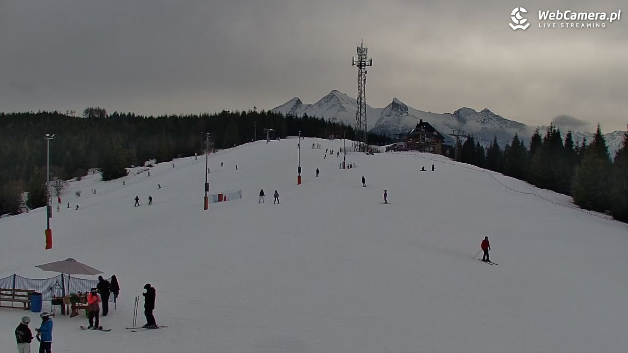 Jurgów ski - widok z górnej stacji NOWOŚĆ - 28 styczeń 2026, 13:55