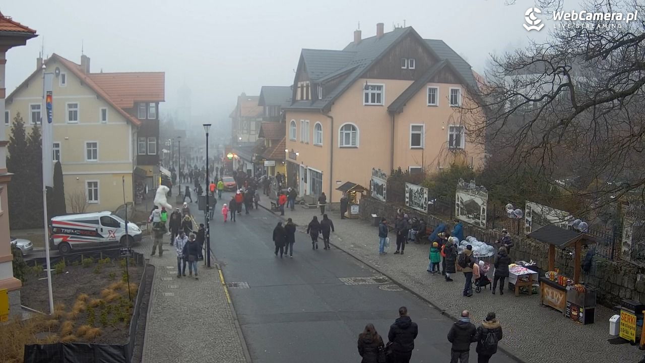 Karpacz - widok na deptak - 07 luty 2026, 15:59