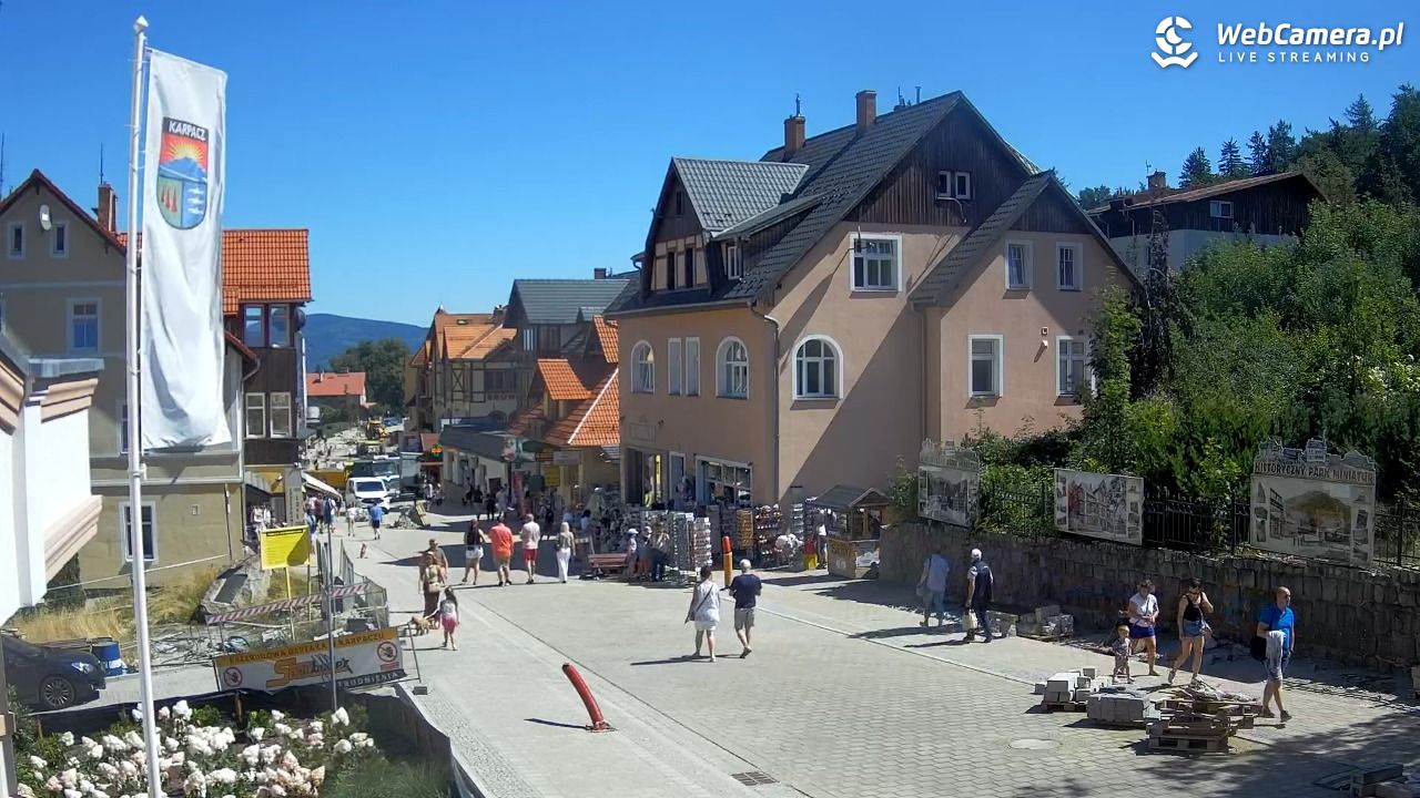 Karpacz - widok na deptak - 14 sierpień 2026, 12:32