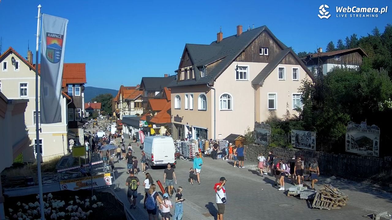 Karpacz - widok na deptak - 13 sierpień 2026, 17:30