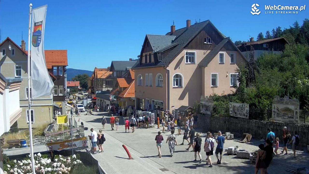 Karpacz - widok na deptak - 14 sierpień 2026, 13:02