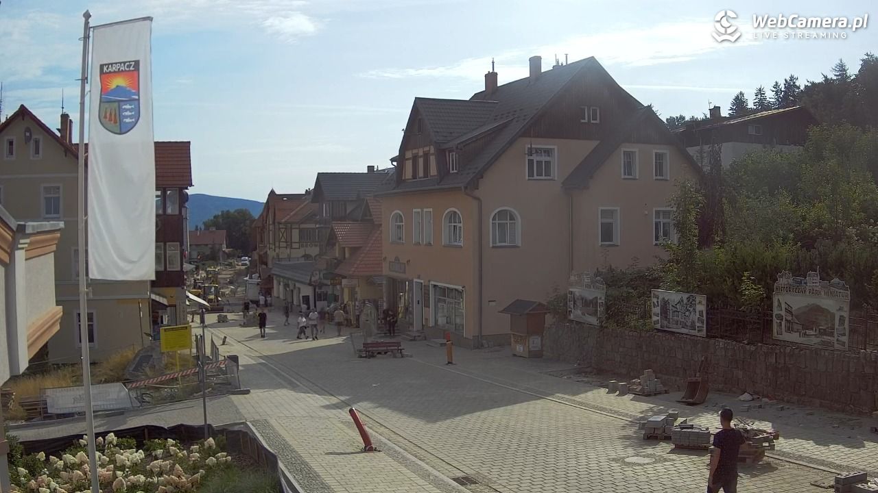 Karpacz - widok na deptak - 16 sierpień 2026, 09:05