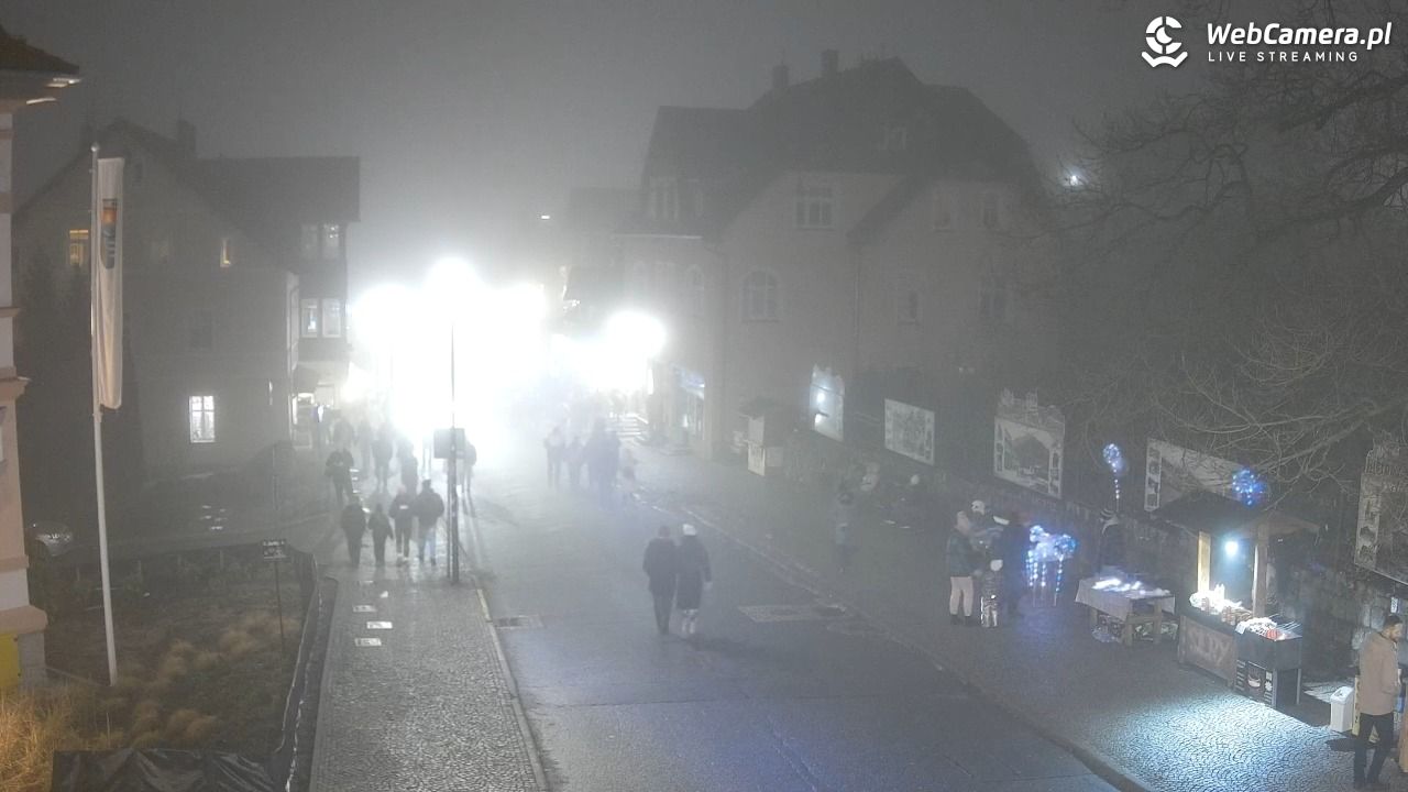 Karpacz - widok na deptak - 07 luty 2026, 17:59