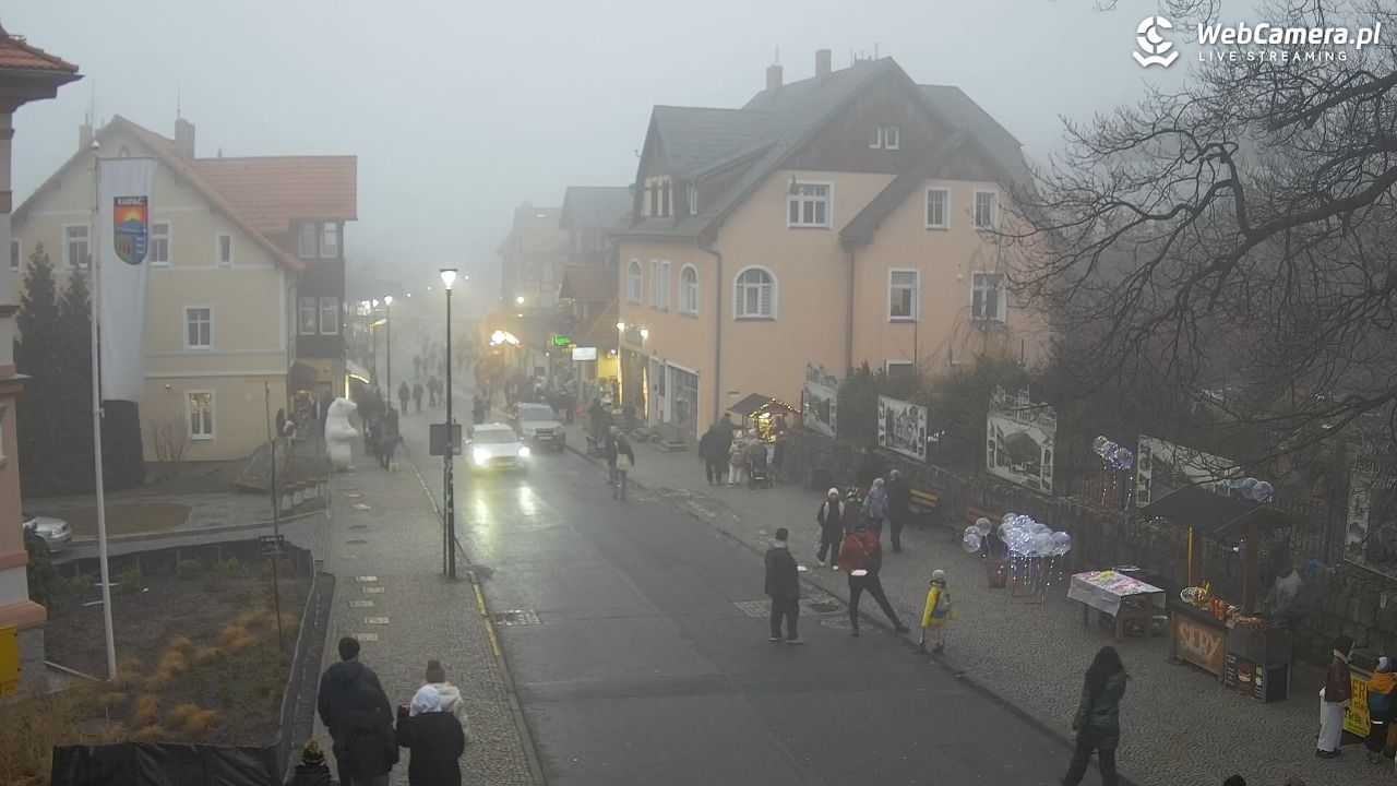 Karpacz - widok na deptak - 07 luty 2026, 16:49