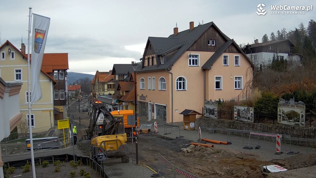 Karpacz - widok na deptak - 30 marzec 2026, 08:30