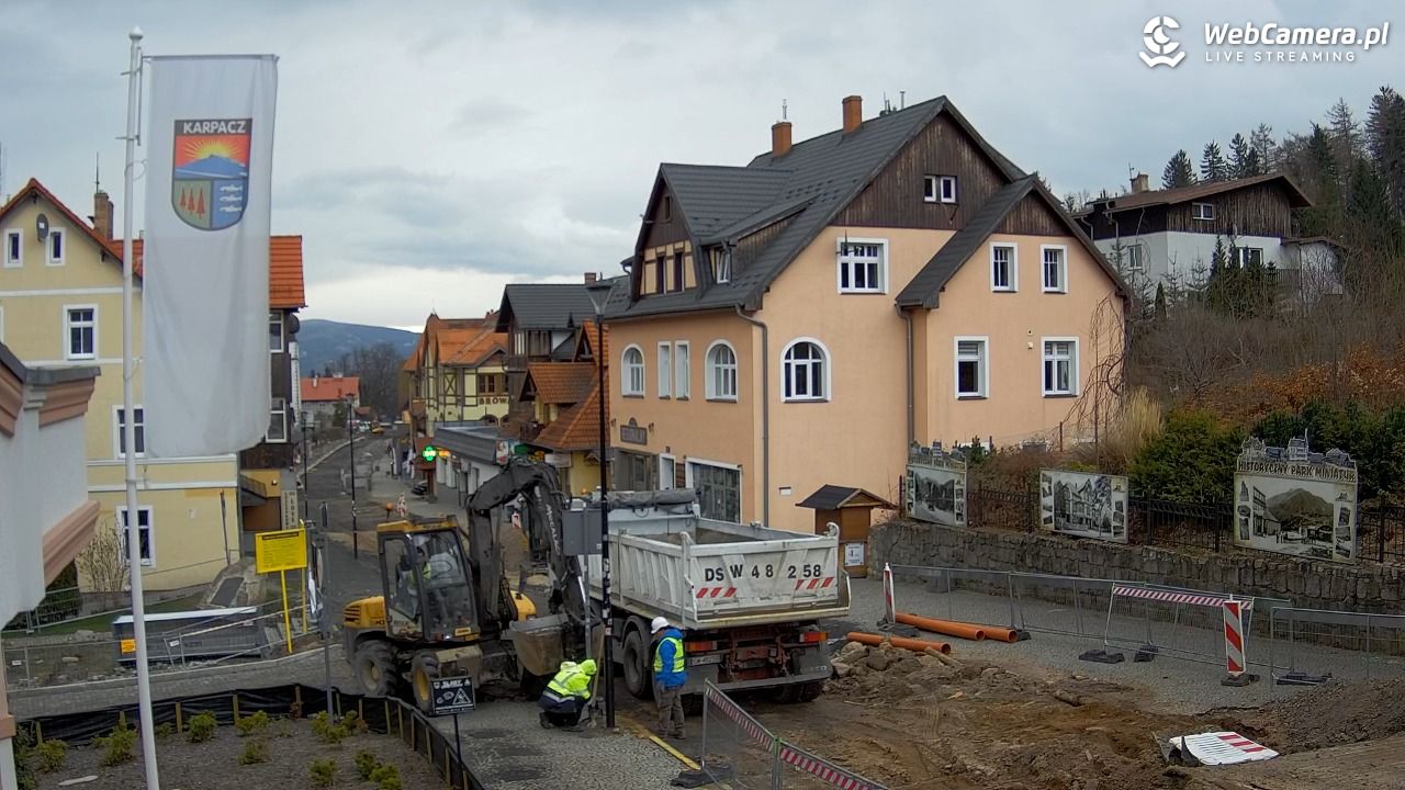 Karpacz - widok na deptak - 30 marzec 2026, 08:40