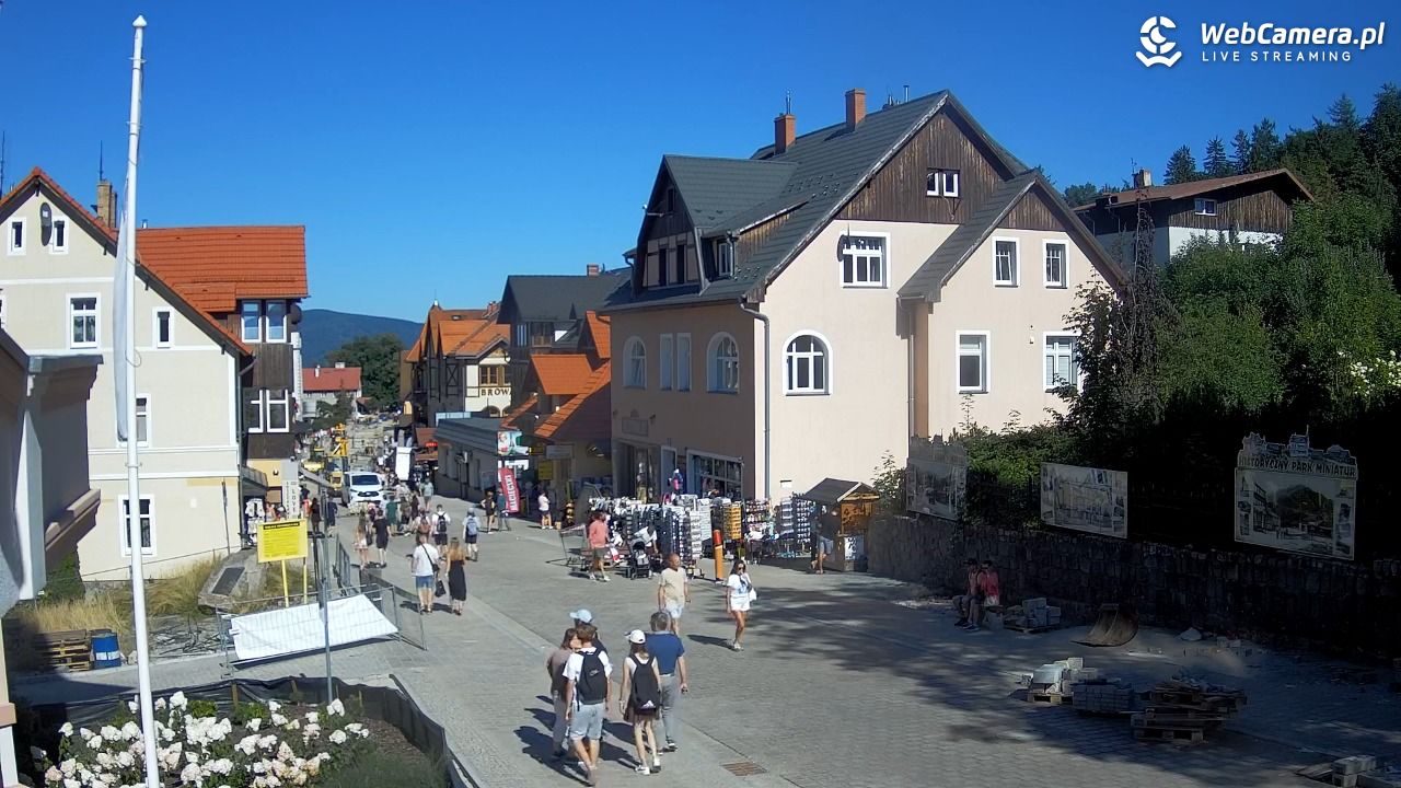 Karpacz - widok na deptak - 14 sierpień 2026, 16:08