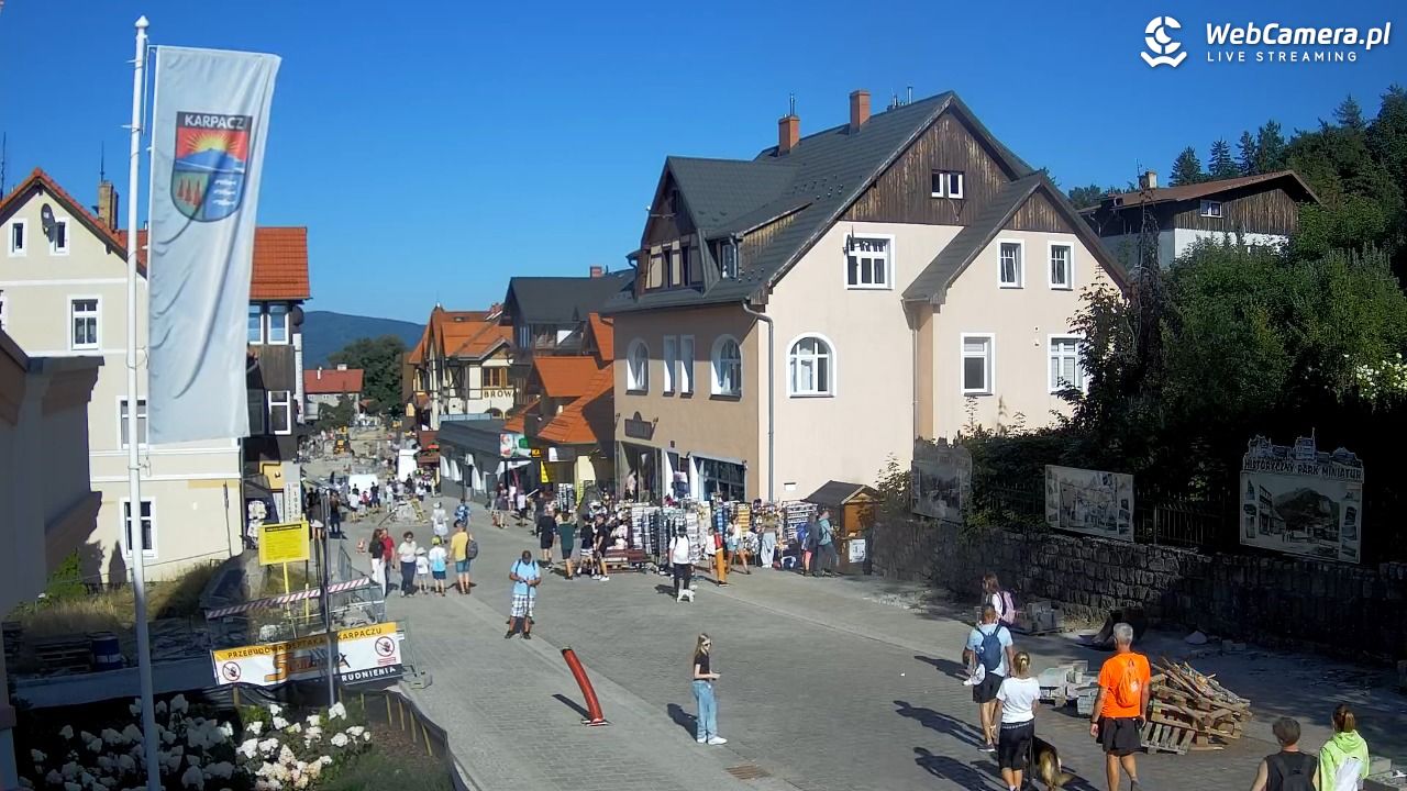 Karpacz - widok na deptak - 13 sierpień 2026, 17:00