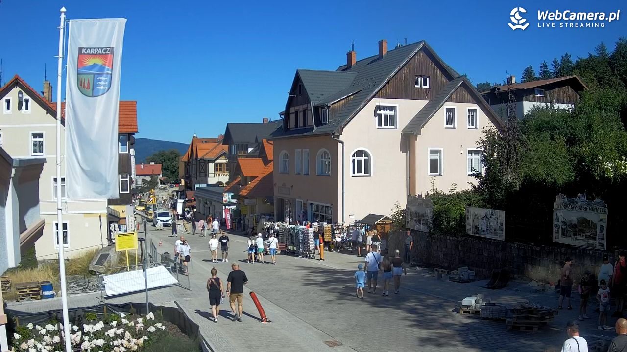 Karpacz - widok na deptak - 14 sierpień 2026, 15:53