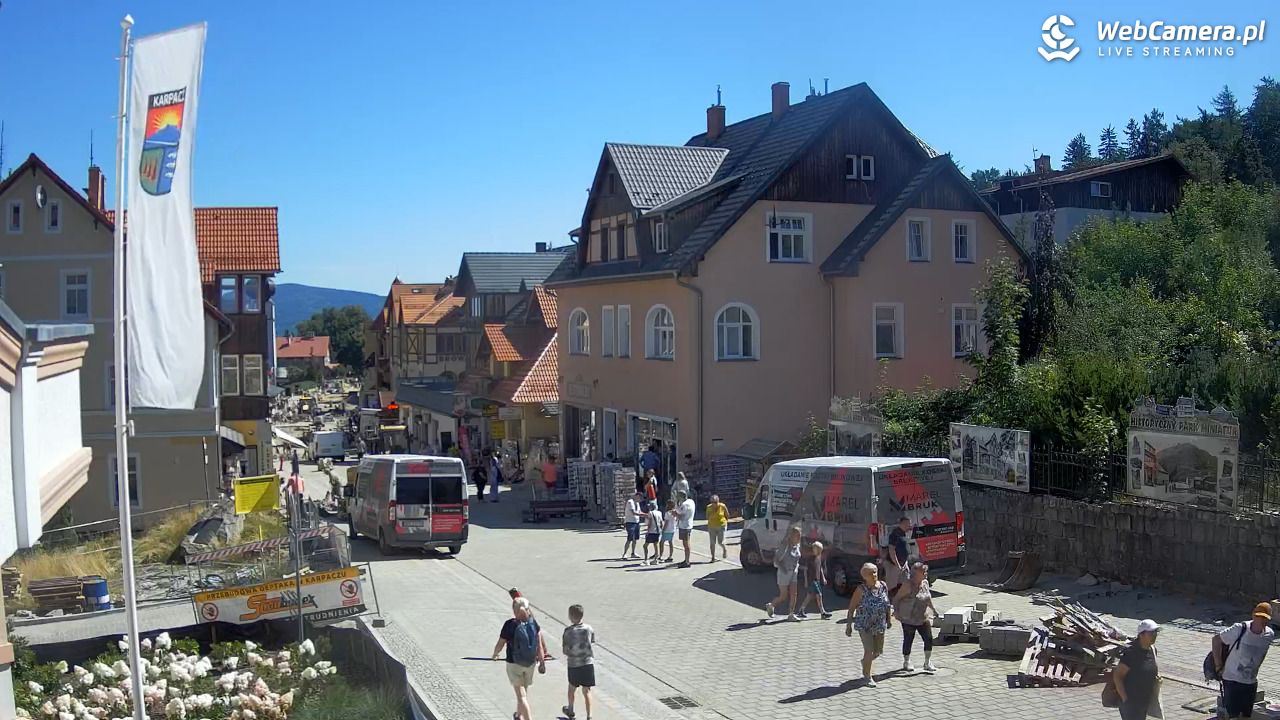 Karpacz - widok na deptak - 13 sierpień 2026, 11:31