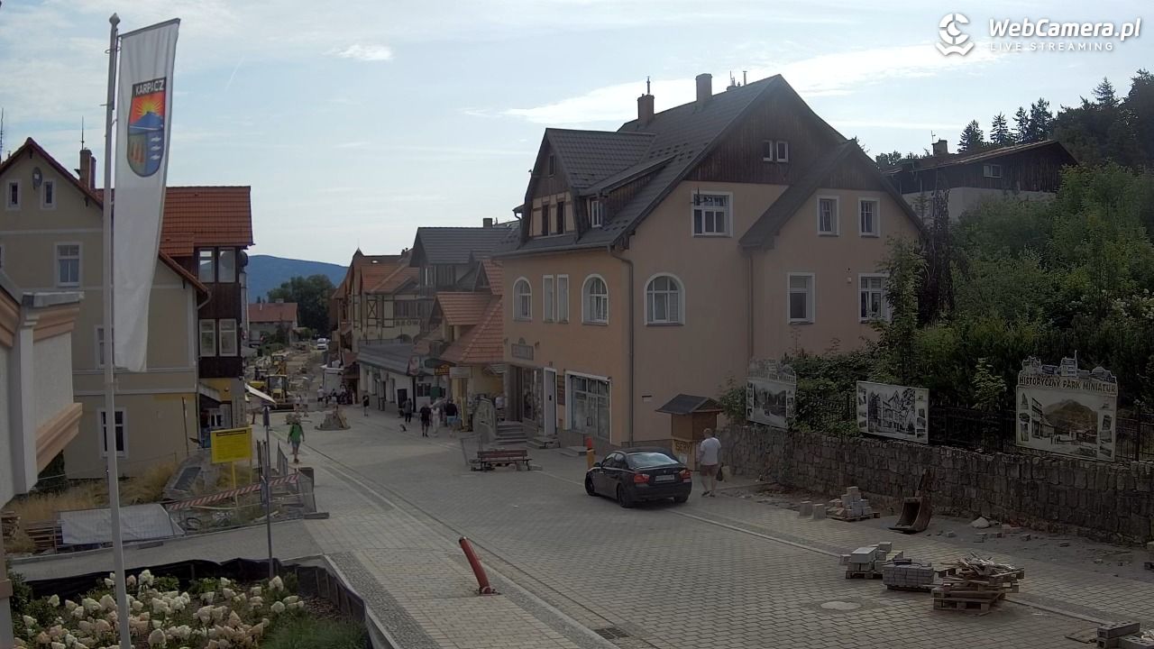Karpacz - widok na deptak - 16 sierpień 2026, 09:08