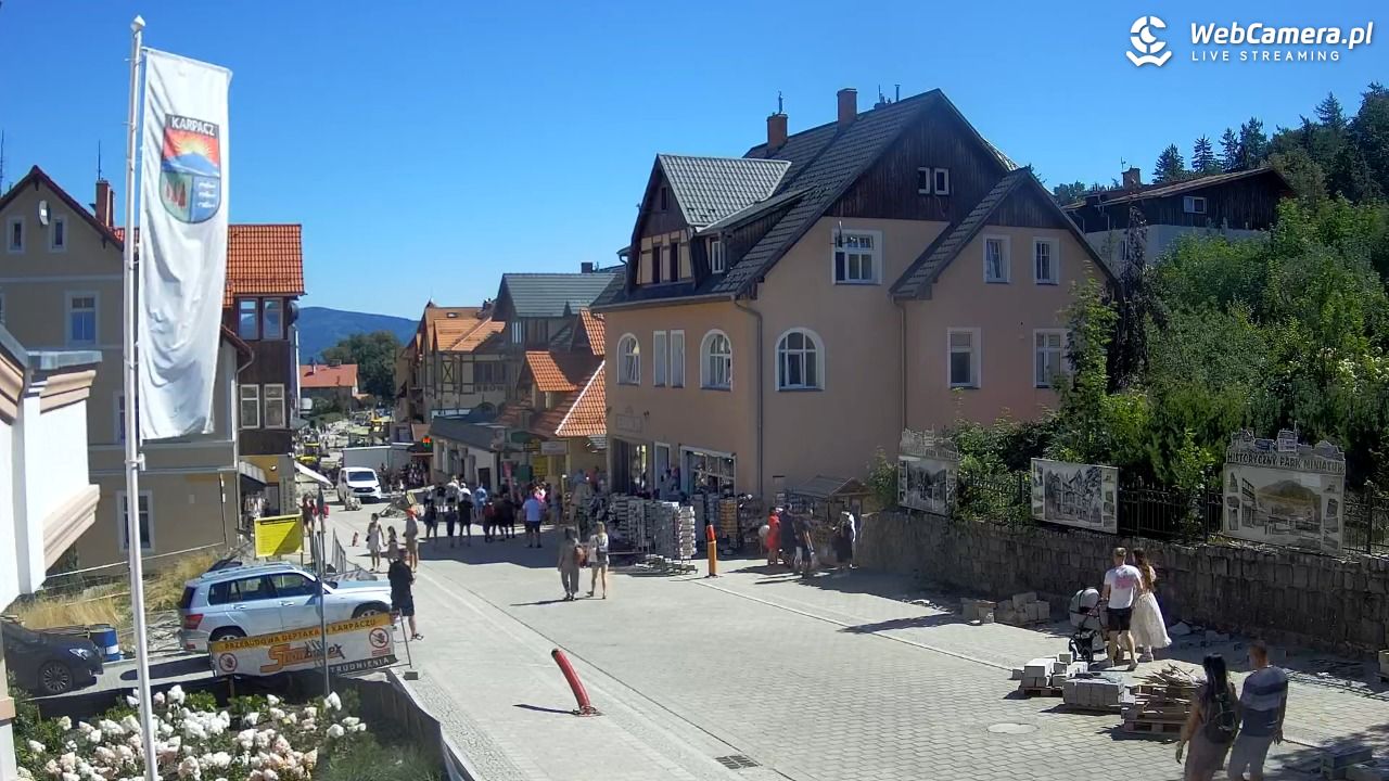 Karpacz - widok na deptak - 14 sierpień 2026, 12:03