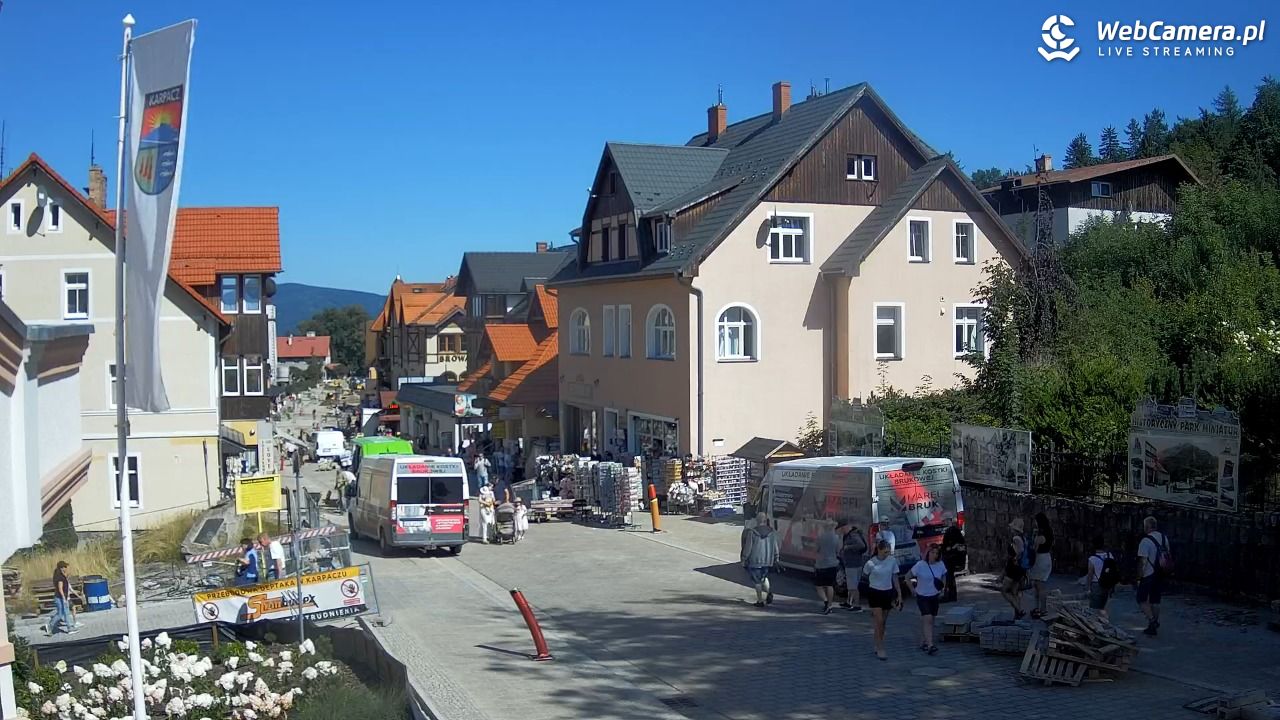Karpacz - widok na deptak - 13 sierpień 2026, 14:46