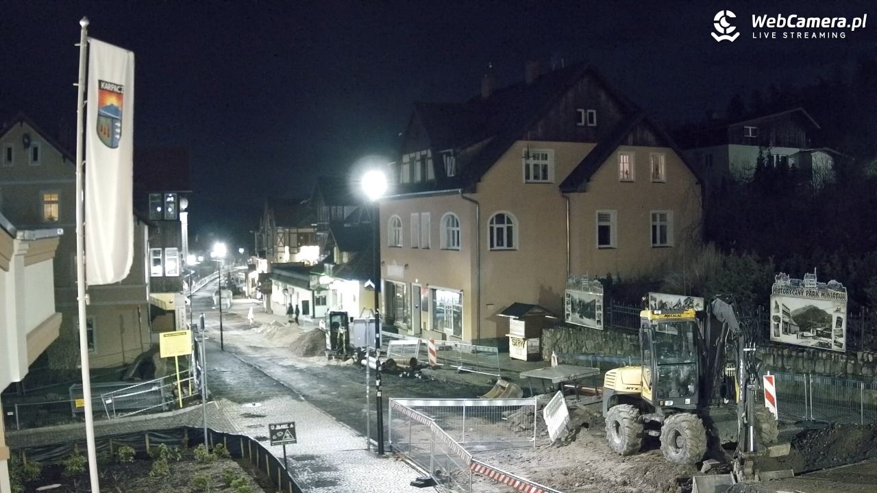 Karpacz - widok na deptak - 29 marzec 2026, 20:55