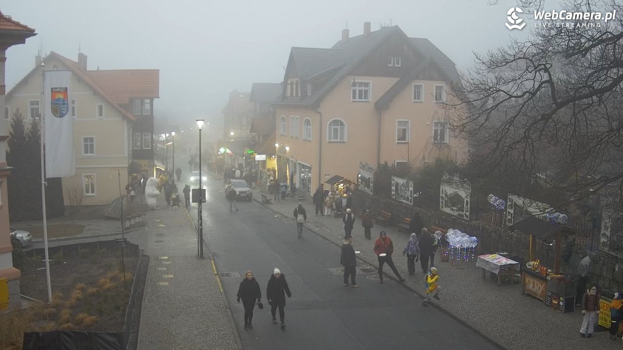 Karpacz - widok na deptak - 07 luty 2026, 16:49