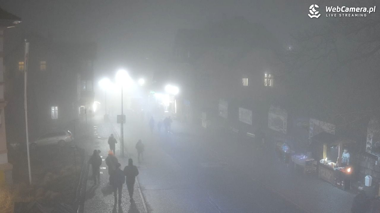 Karpacz - widok na deptak - 07 luty 2026, 20:21