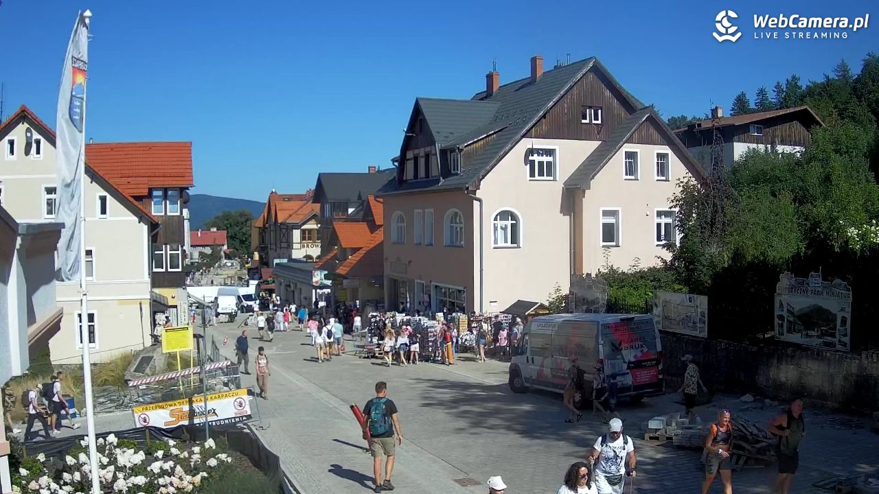 Karpacz - widok na deptak - 13 sierpień 2026, 15:46
