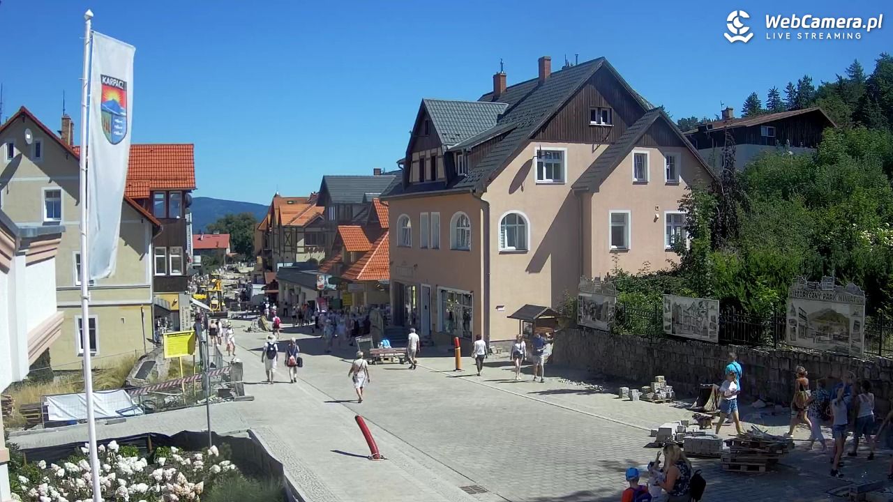 Karpacz - widok na deptak - 15 sierpień 2026, 13:13