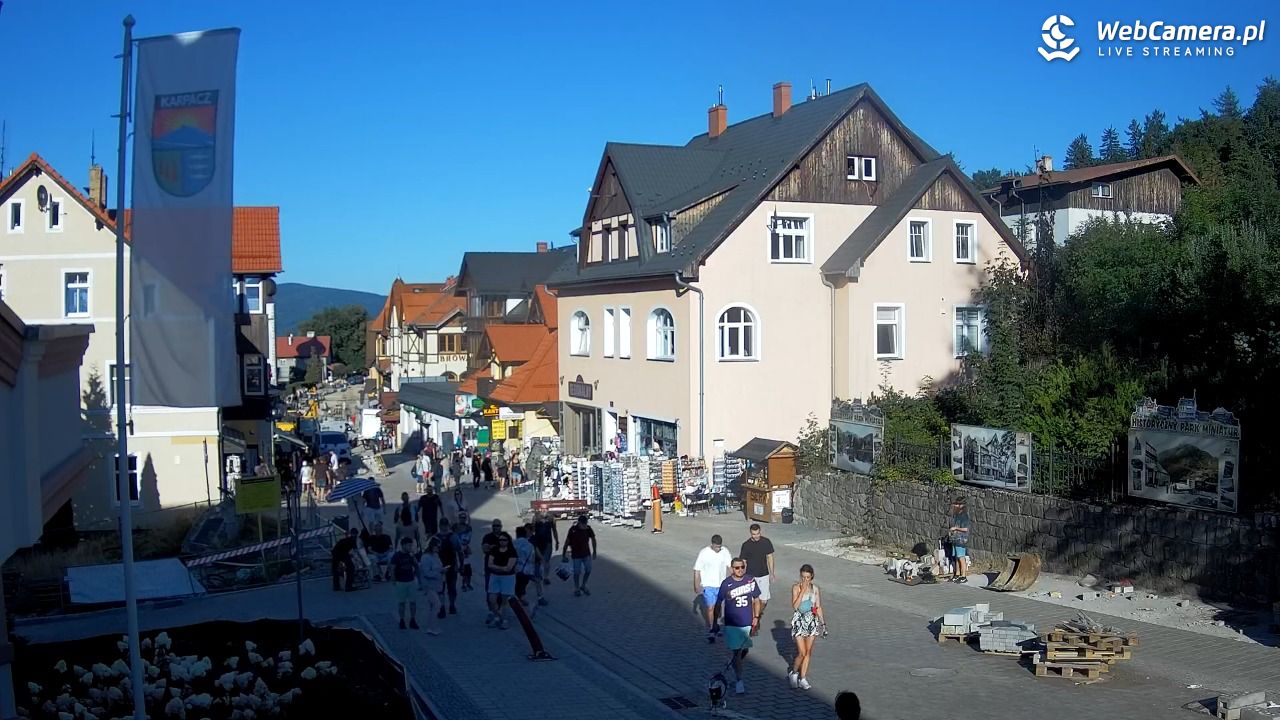 Karpacz - widok na deptak - 14 sierpień 2026, 18:02