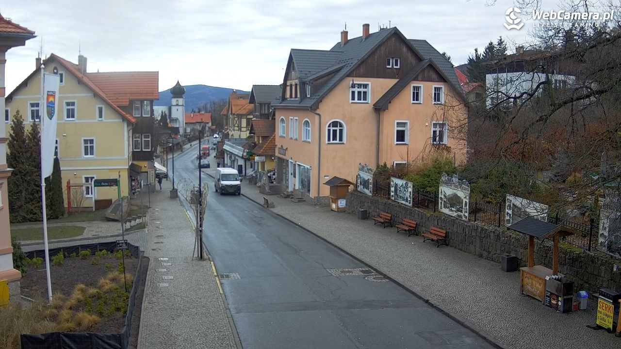 Karpacz - widok na deptak - 21 grudzień 2025, 09:40