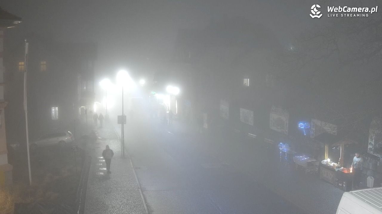 Karpacz - widok na deptak - 07 luty 2026, 20:15