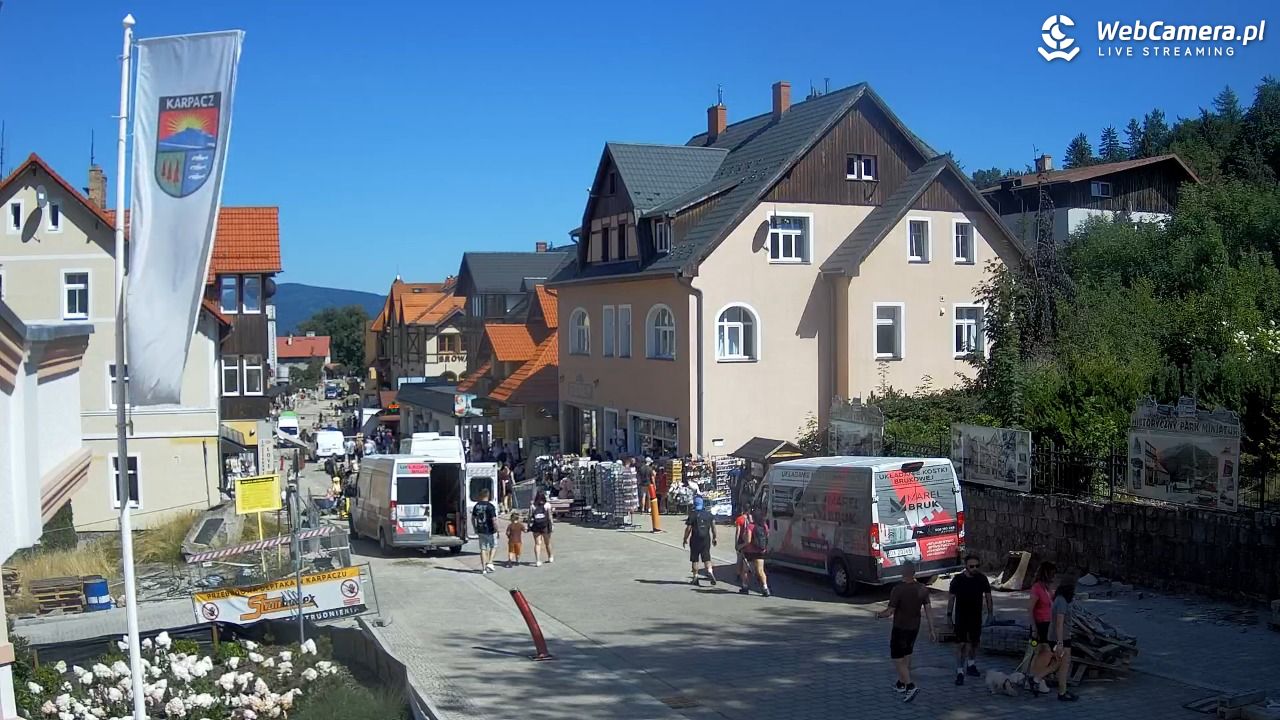 Karpacz - widok na deptak - 13 sierpień 2026, 14:23