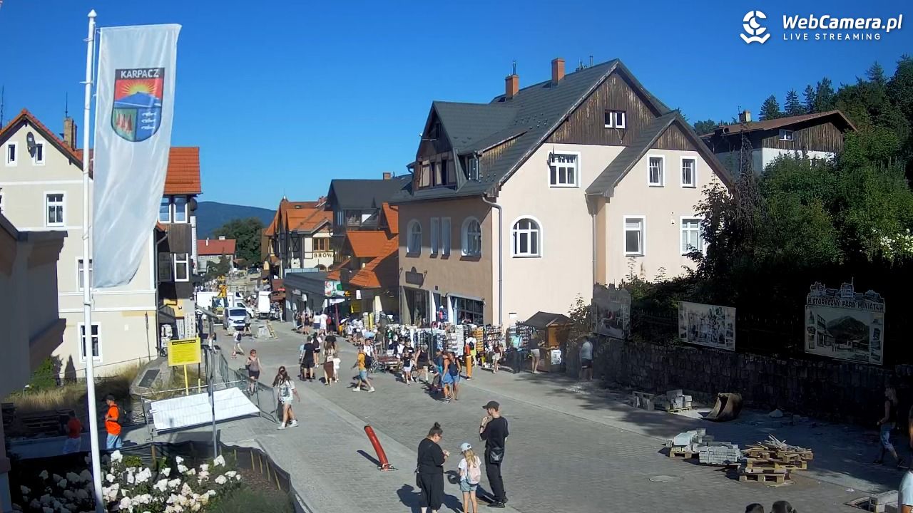 Karpacz - widok na deptak - 14 sierpień 2026, 16:48