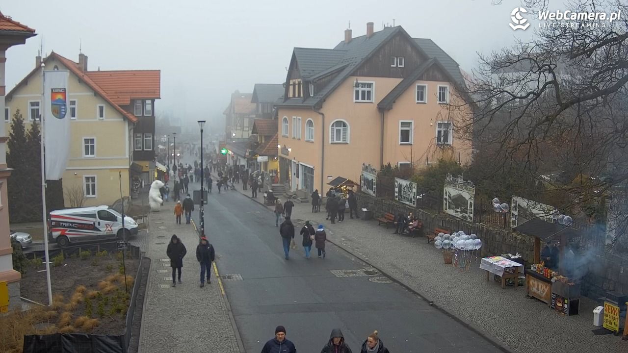 Karpacz - widok na deptak - 07 luty 2026, 16:19