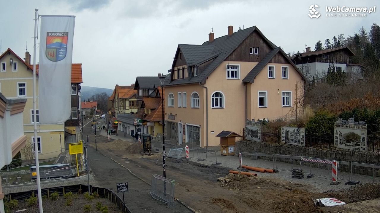 Karpacz - widok na deptak - 30 marzec 2026, 12:33