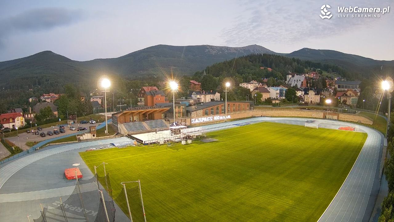 Stadion lekkoatletyczny im. Ireny Szewińskiej w Karpaczu - 17 czerwiec 2026, 21:33