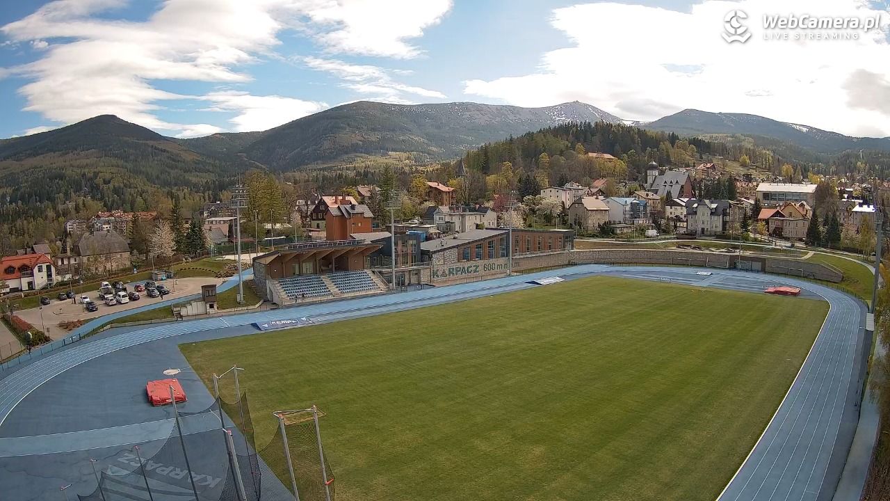 Stadion lekkoatletyczny im. Ireny Szewińskiej w Karpaczu - 30 kwiecień 2026, 14:54