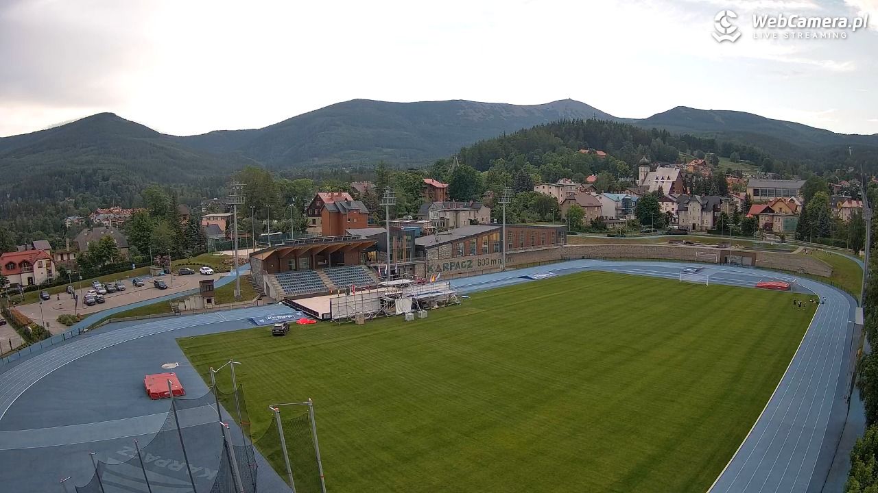 Stadion lekkoatletyczny im. Ireny Szewińskiej w Karpaczu - 19 czerwiec 2026, 20:24