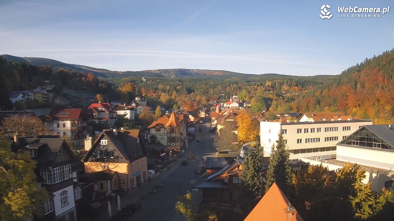 Karpacz - panorama miasta - 19 październik 2025, 09:12
