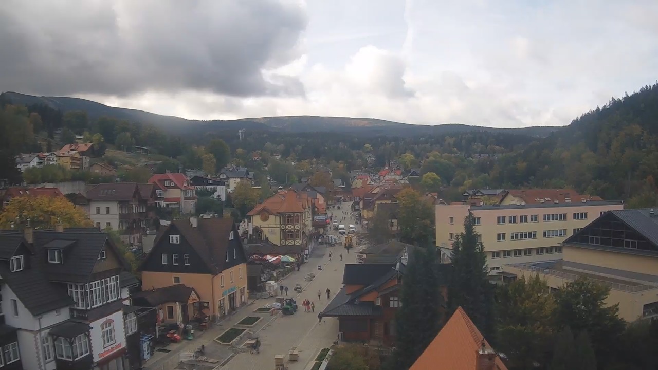 Karpacz - panorama miasta - 14 październik 2026, 10:41