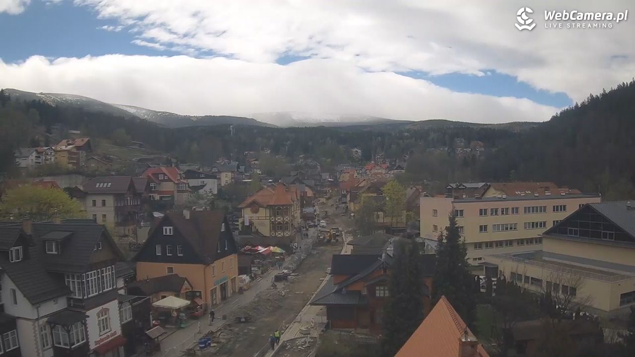 Karpacz - panorama miasta - 20 kwiecień 2026, 13:37