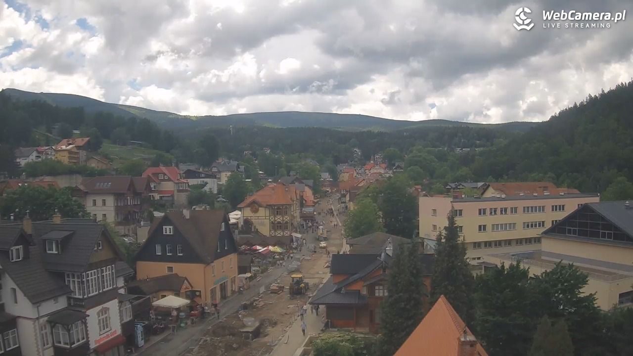 Karpacz - panorama miasta - 06 czerwiec 2026, 13:58