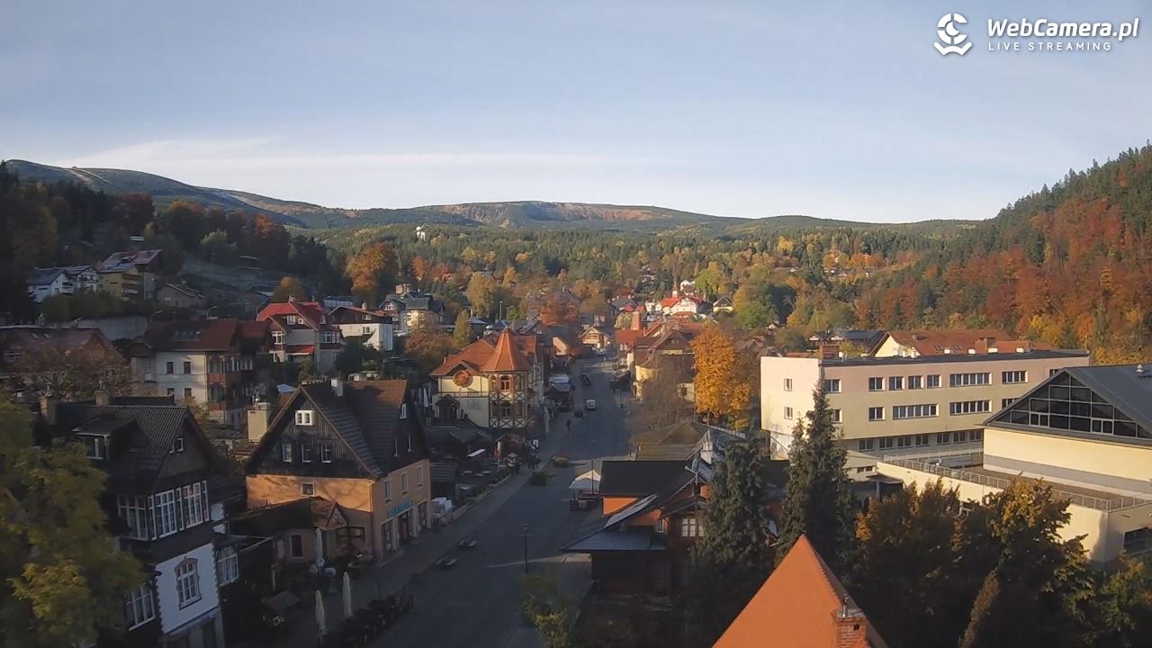 Karpacz - panorama miasta - 19 październik 2025, 09:32