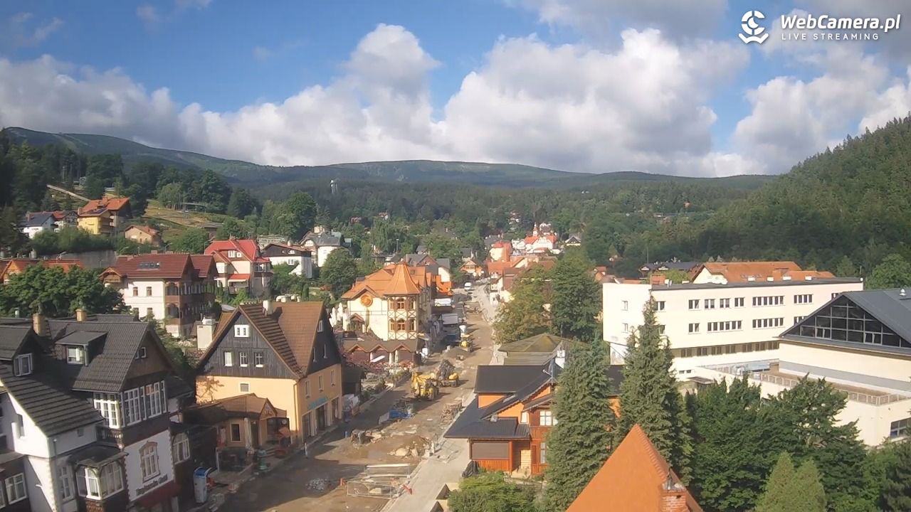 Karpacz - panorama miasta - 20 lipiec 2026, 08:40